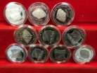 10 Coin 1987-S Proof CONSTITUTION Silver Dollar LOT OF TEN in capsules PF