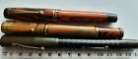 2 ANCIENS STYLO-PLUMES WATERMAN + 1 STYLO PLUME SANS MARQUE 