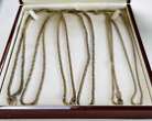 MIXED LOT VINTAGE SIGNED GROSSE (Dior) GOLD PLATED ROPE NECKLACES (1973)