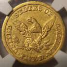 1859-S $5 Gold Liberty Half Eagle, Extremely Rare Date, NGC XF Detail (Scratch)