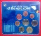 COFFRET EURO BELGIQUE BELGIUM 1999 /2000 FLEURS DE COINS 1C à la 2 EURO 