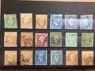 timbres Napoléon empire franc oblitérés 