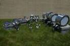Yamaha Marching Drumline - 2 Snare, 2 Tenor, 4 Bass, Cases, & Carriers