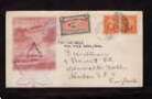 CANADA SEMI OFFICIAL CL 40 PAS COLD LK to London England  12-28-1927 ROESSLER ca