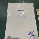 AVATAR movie script cover signed autographed STEPHEN LANG & MICHELLE RODRIGUEZ