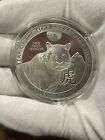 2022 GSM YEAR OF THE TIGER DESIGN 2 oz 999% SILVER ROUND BULLION IN A CAPSULE