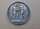Grande Médaille de MARIAGE 1808 ARGENT 41 mm 34,3 gr Silver wedding medal 19th