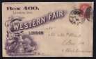 Canada 1892 London Western Fair Small Queen Advertising Cover to Melbourne 
