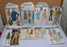 Job lot  ofsimpilicity vintage   sewing patterns x  7