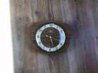 magnifique Horloge pendule  formica  Flash   Vintage An 50 - 70