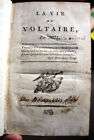 LA VIE DE VOLTAIRE par le marquis de Condorcet - 1786