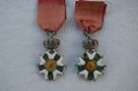 médailles ordre de la légion d'honneur chevalier second empire or et argent 