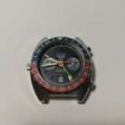 Vintage Heuer Autavia GMT Chronograph 11630 Cal. 14 Red and Blue Bezel