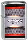 ZIPPO Feuerzeug ZIPPO ABSTRACT Street Chrome Muster Zippo Logo NEU OVP