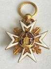 Ordre militaire de Saint Louis croix de Chevalier en or 1815-1830 (envoi ok)