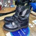 Doc Martens Original Black Buckle Leather Boots Size US 7 Blake Air wair