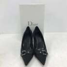 Dior Heels Womens Size EU 37.5 UK 4.5 Black Pointed Toe Buckle Up 131511