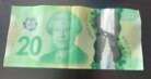 Palindrom serial number Canadian 20 dollar bill