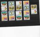 Canada Sc. 519p-523p, 9 different vertical pair combinations, VF MNH, all tagged