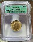 Canada 1918 C Full Sovereign Sov Gold Coin ICG MS62 UNC/BU George V