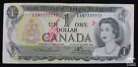 1973 Canada $1 Ottawa One Dollar Bank Note w/ 