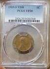 1909 S VDB Lincoln Head Cent Penny PCGS VF 20 Rare Hard To Find US Coin