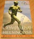 Affiche Originale Jeux Olympiques J.O. 1940