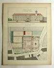 Plan original du lycée de VESOUL - par Dodelier - 1866