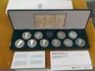 Royal Canadian Mint 1988 Winter Olympics 10 $20 Sterling Silver Coin Set