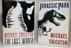 Jurassic Park & Lost World Michael Crichton Signed First Editions