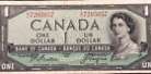 Lot Of 12 1954 & 1967 Canada One $1 Dollar Beattie Rasminsky