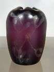 Vase Daum ou legras, gravure acide et dorure décor de Gui Art Nouveau