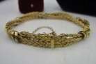 Vintage 9ct Gold Italian Designer UNOAERRE Heavy Rope Twist Bracelet! Not Scrap.