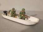 Lot Soldats Anciens Britains Zodiac Bateau Us Army WW2 figurines 1/32 Vintage 
