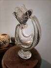 Magnifique vide poche en verre soufflé de Murano avec oiseau qui s'envole