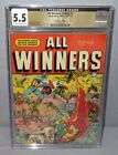 ALL WINNERS COMICS #7 (Promise Collection Pedigree) CGC 5.5 FN- Timely 1942 1943