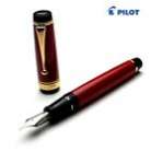 Pilot  Custom URUSHI  Vermillion(Red) FM nib Fountain Pen #30 FKV-88SR-R-FM