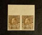 Canada Stamps  #MR4b Imperf Pair Die 1 Mint No Gum 