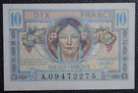 France - Billet de 10 Francs Trésor Français 1947 WWII TTB+/SUP - VF+/XF Rare !!
