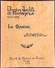 André ROUVEYRE. Le Gynécée. Mercure de France, 1909. Envoi signé