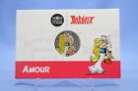 Frankreich 50 Euro 2022 Asterix Amour ( NR 2 von 4 ) farbig Silber im Folder 