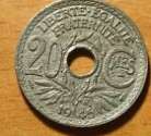 20 centimes Lindauer 1945 RARE !