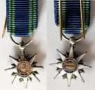 Ordre du Mérite MARITIME Médaille Réduction Biface