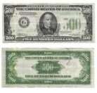 500 Dollars 1934 (WAJ) Federal Reserve Note United States Banknote  # 425
