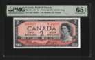 Canada ????????1954 - $2 Dollars Beattie|Coyne ***DEVIL'S FACE*** PMG GEM UNC 65 EPQ