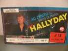Billet Ticket Concert J Hallyday Zénith Pantin 29/11/1984