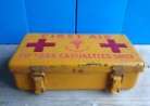 US ARMY WW2 BOÎTE CAISSE MÉTAL FIRST AID GAS CASUALTIES ONLY MEDICAL DEPARTMENT 