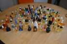 beau lot  Miniatures de parfum 130 pleines 22entamés 36 vides sans boites 
