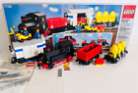 LEGO VINTAGE TRAIN ELECTRIQUE SET 7730, AVEC BOITE,PLANCHE DECALCOMANIE,NOTICE