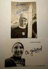Autographe, Dédicace Des Soeurs Goitschel. Championnes Olympique Ski